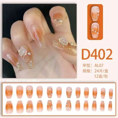 Trendy Designer False Nails (24 Pcs)